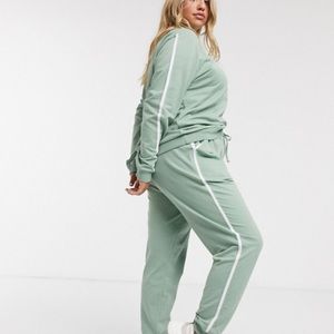 sage colored sweatsuit